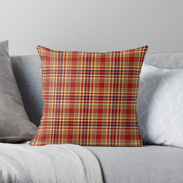 MacGlashan tartan throw pillow