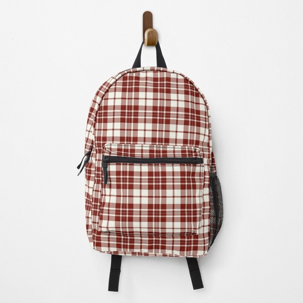 MacGregor Burgundy Dress tartan backpack