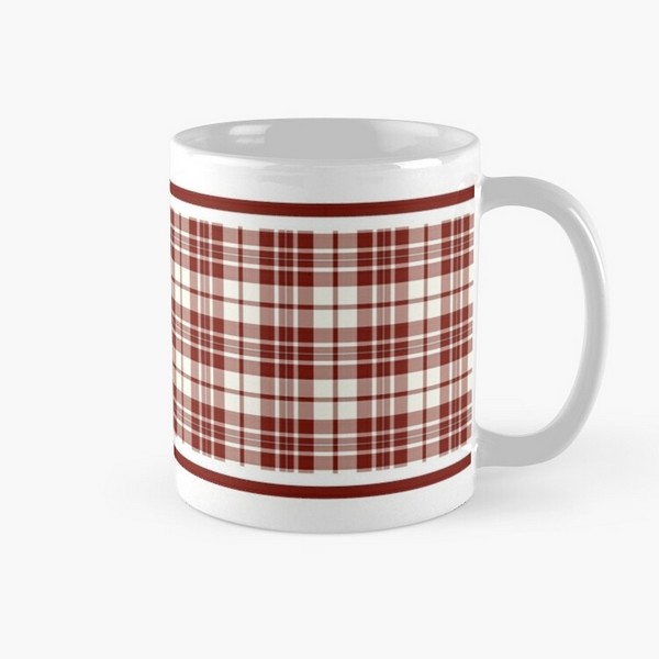 MacGregor Burgundy Dress tartan classic mug