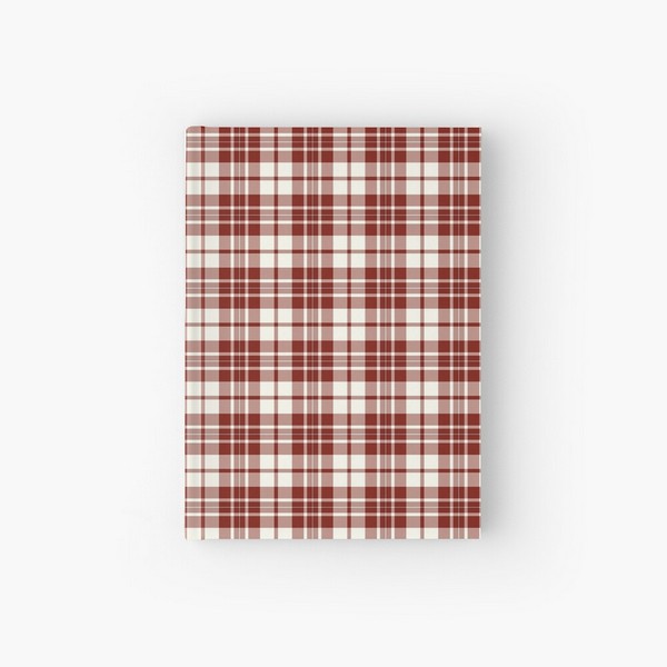 MacGregor Burgundy Dress tartan hardcover journal