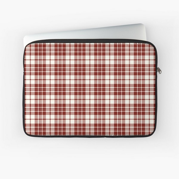 MacGregor Burgundy Dress tartan laptop sleeve