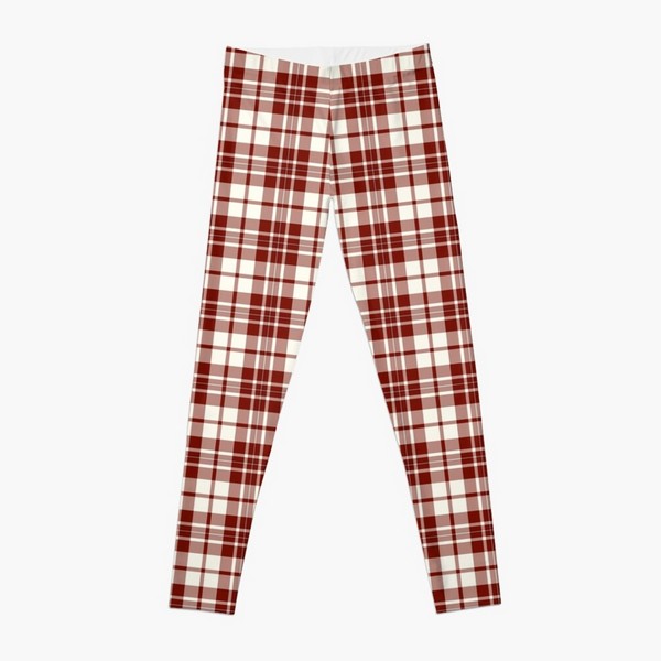 MacGregor Burgundy Dress tartan leggings