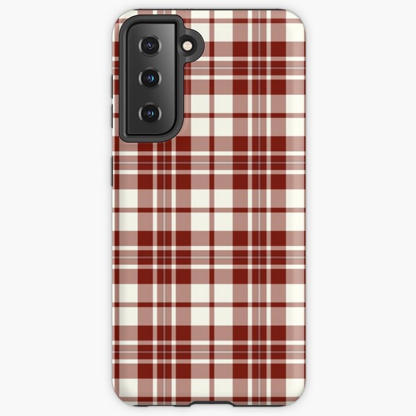 MacGregor Burgundy Dress tartan Samsung Galaxy case