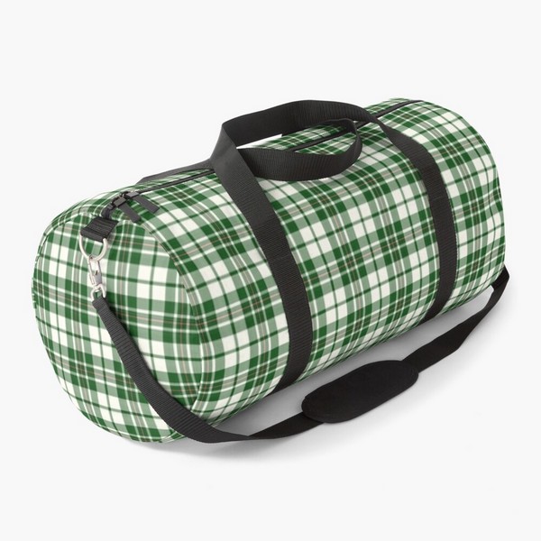 MacGregor Green Dress tartan duffle bag