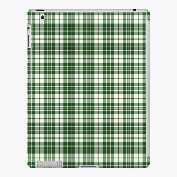 MacGregor Green Dress tartan iPad case