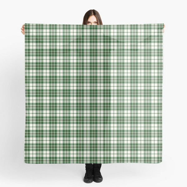 MacGregor Green Dress tartan scarf