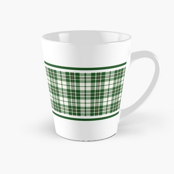 MacGregor Green Dress tartan tall mug