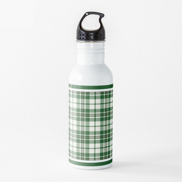 MacGregor Green Dress tartan water bottle