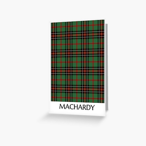 Clan MacHardy Tartan Card