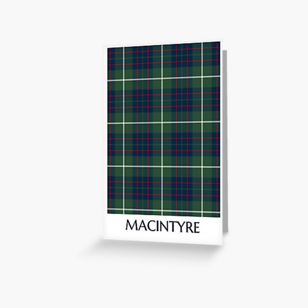 Clan MacIntyre Tartan Card
