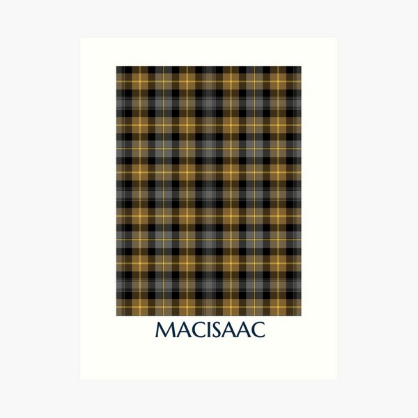 MacIsaac tartan art print