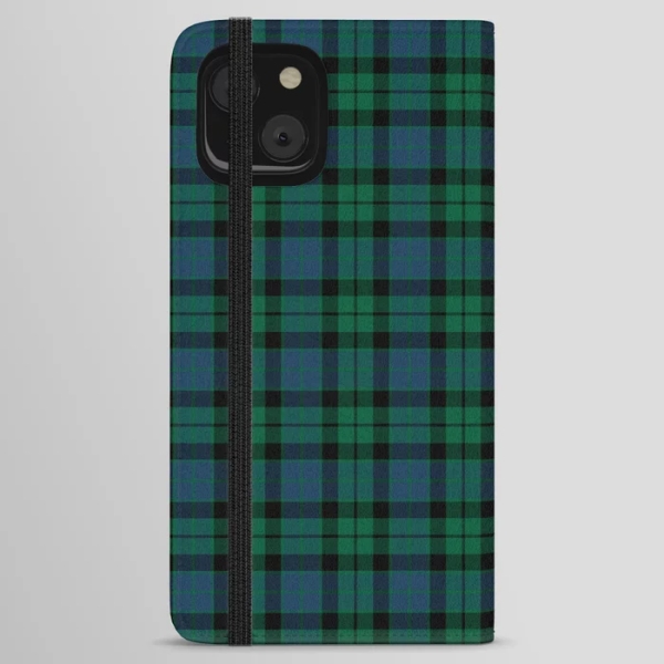 Clan MacKay Tartan iPhone Wallet Case