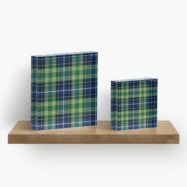 MacKellar tartan acrylic block