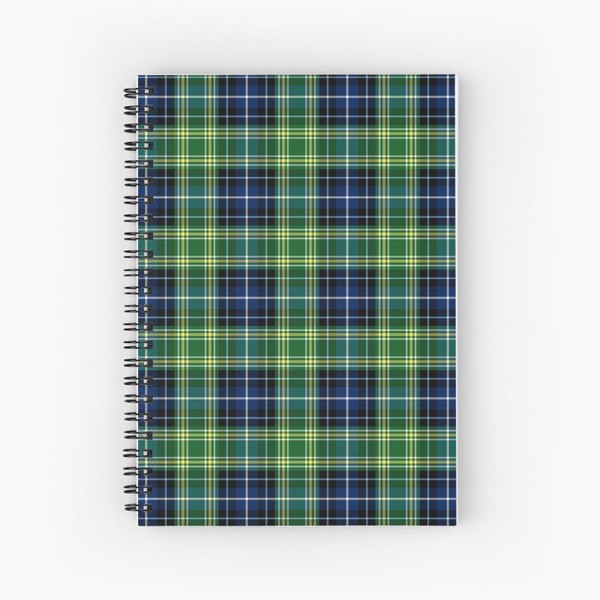 MacKellar tartan spiral notebook