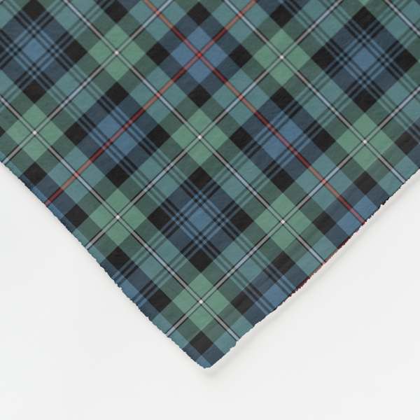 Mackenzie Ancient tartan fleece blanket