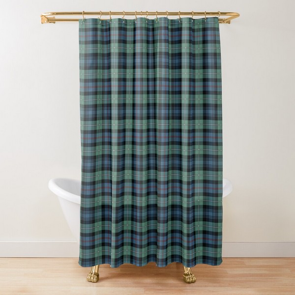 Clan Mackenzie Ancient Tartan Shower Curtain