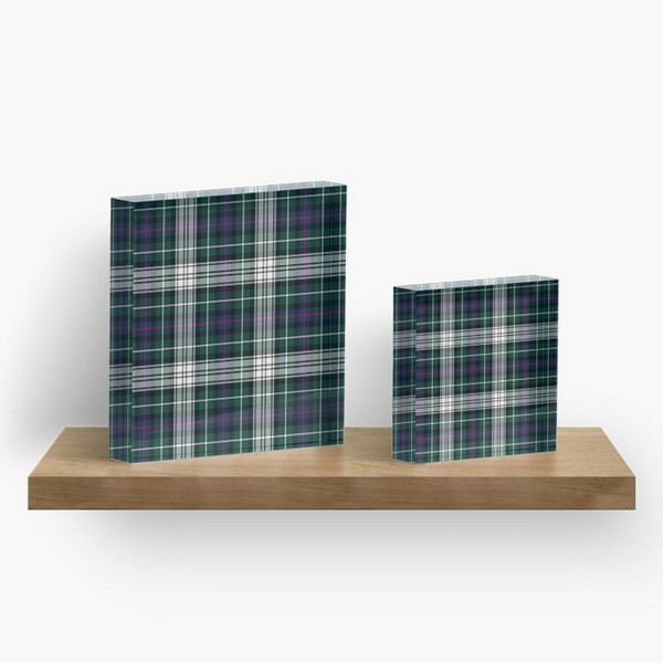 Mackenzie Dress tartan acrylic block