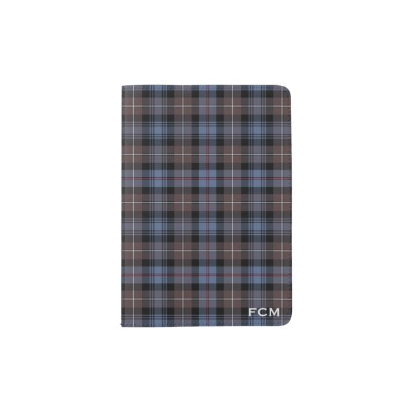 Mackenzie Weathered tartan passport holder