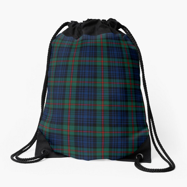 MacKinlay tartan drawstring bag