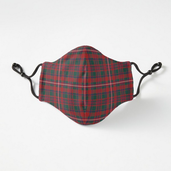 MacKinnon tartan fitted face mask