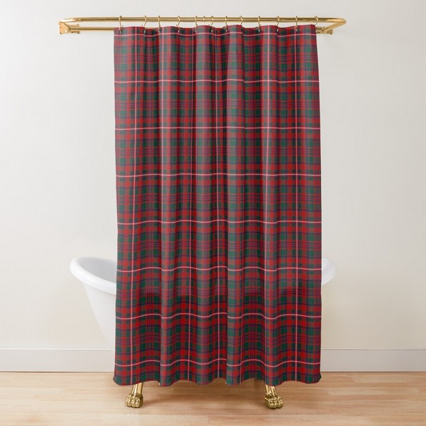 Clan MacKinnon Tartan Shower Curtain