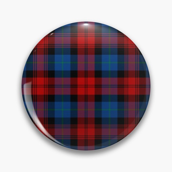 MacLachlan tartan pinback button