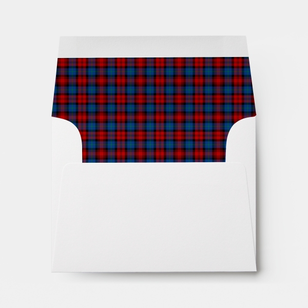 Envelope with MacLachlan tartan liner