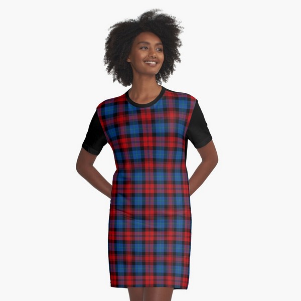 MacLachlan tartan tee shirt dress