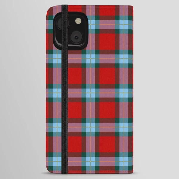 Clan MacLaine Tartan iPhone Wallet Case