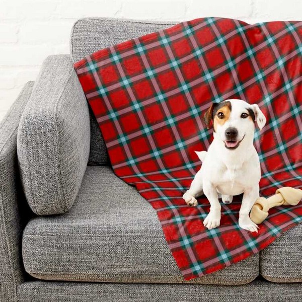 MacLaine tartan pet blanket