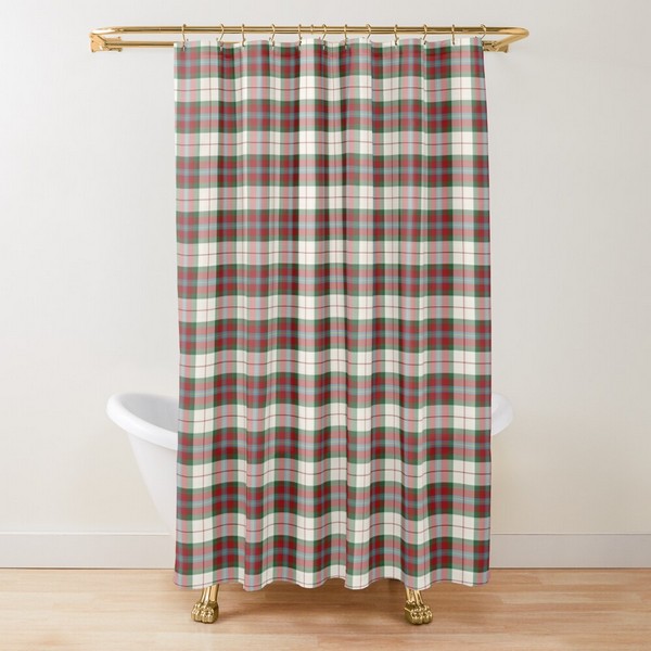 Clan MacLean Dress Tartan Shower Curtain