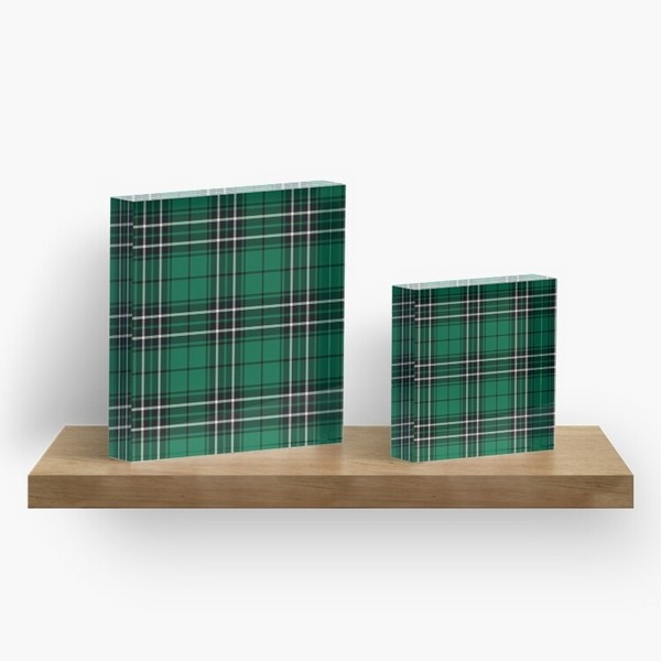 MacLean Hunting tartan acrylic block