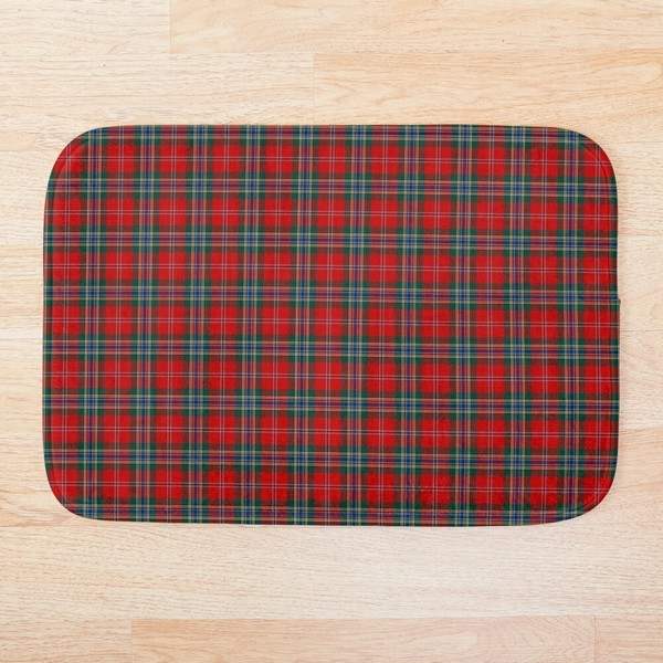 MacLean tartan floor mat