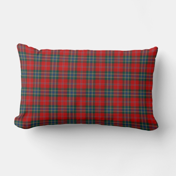 MacLean tartan lumbar cushion