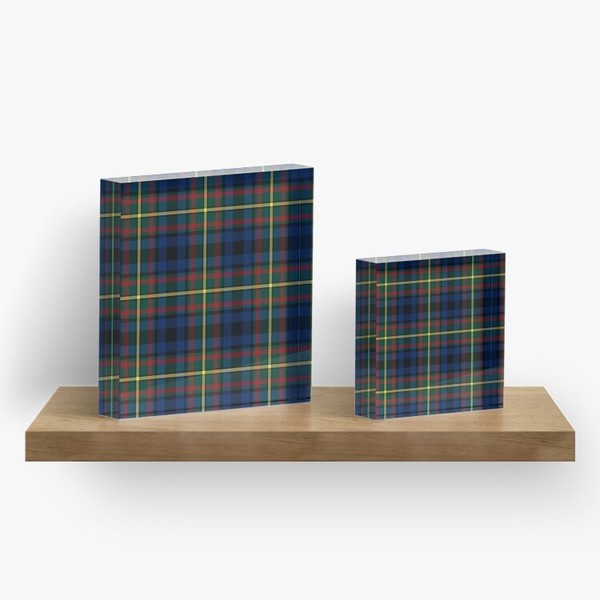 MacLeish tartan acrylic block