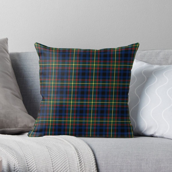 MacLeish tartan throw pillow