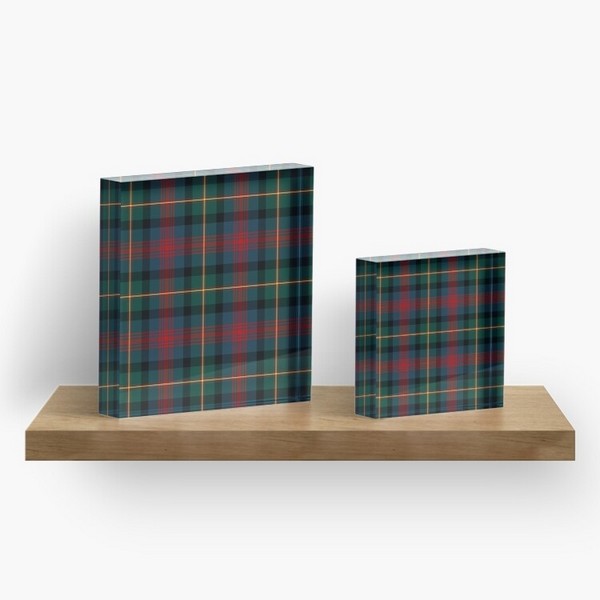 MacLennan tartan acrylic block