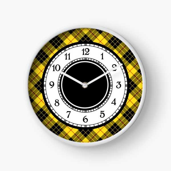 Clan MacLeod Tartan Wall Clock