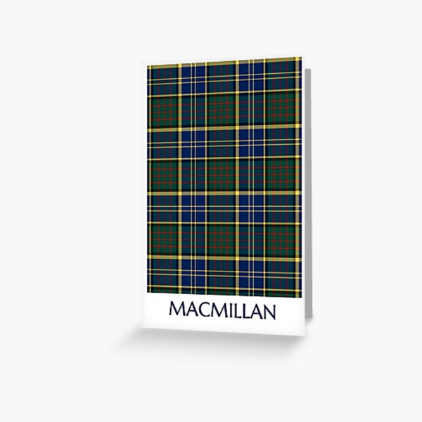 Clan MacMillan Hunting Tartan Card