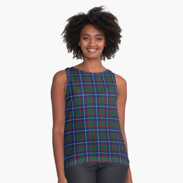 MacNab tartan sleeveless top