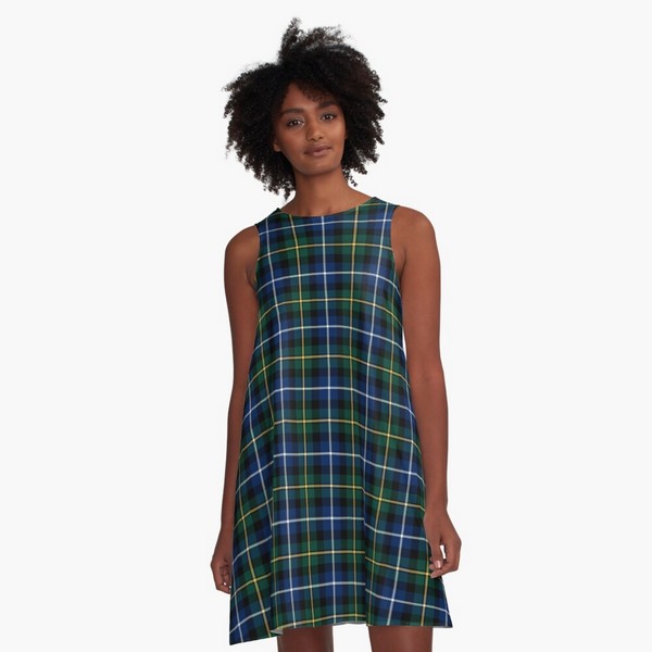 MacNeil tartan a-line dress