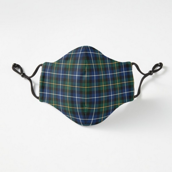 MacNeil tartan fitted face mask