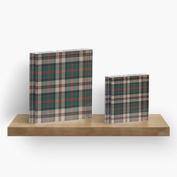 MacNeish Hunting tartan acrylic block