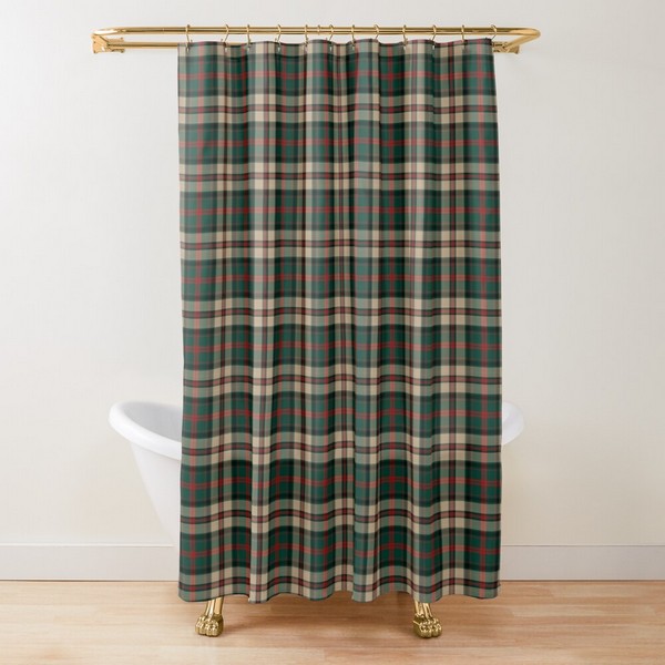 Clan MacNeish Hunting Tartan Shower Curtain