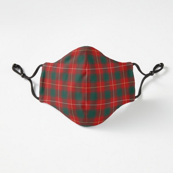 MacPhee tartan fitted face mask