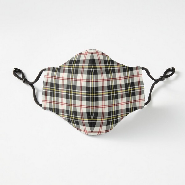 MacPherson Dress tartan fitted face mask