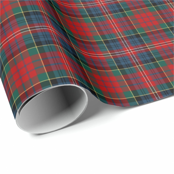 MacPherson tartan wrapping paper