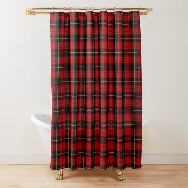 Clan MacQueen Tartan Shower Curtain