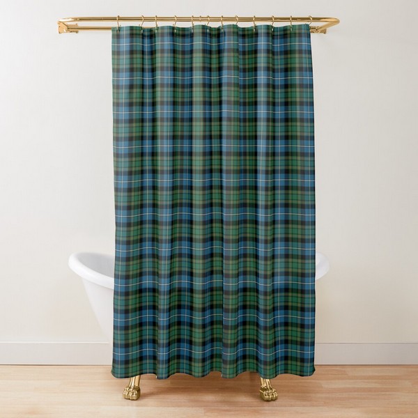 Clan MacRae Hunting Tartan Shower Curtain