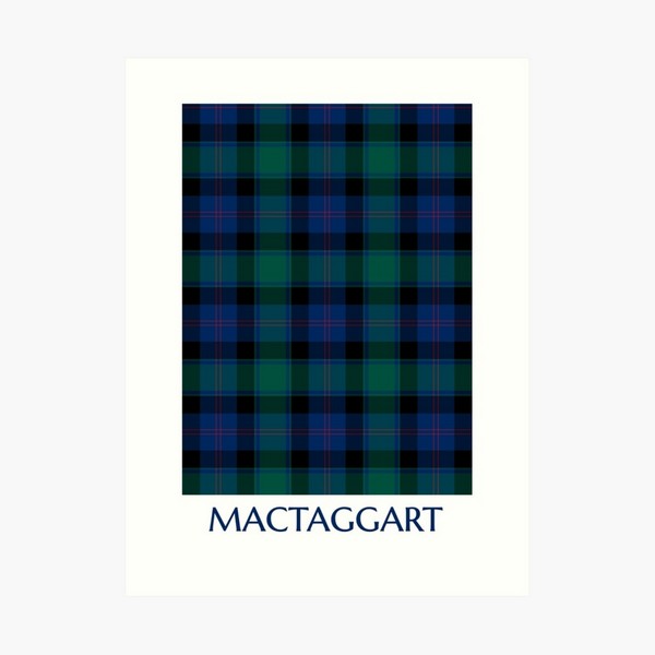 Clan MacTaggart Tartan Print